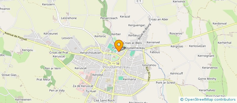 localisation de l'entreprise CRECHE HALDE GARDERIE LES GALOPINS à PLOUDALMEZEAU