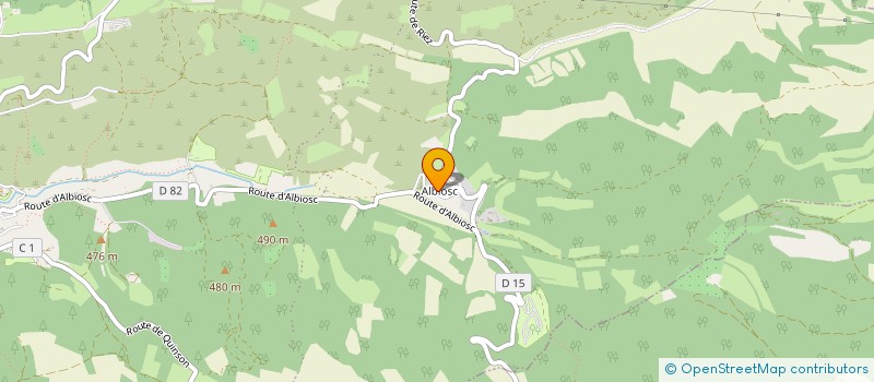 localisation de l'entreprise CRECHE HALTE GARDERIE CHERUBINS à GREOUX-LES-BAINS