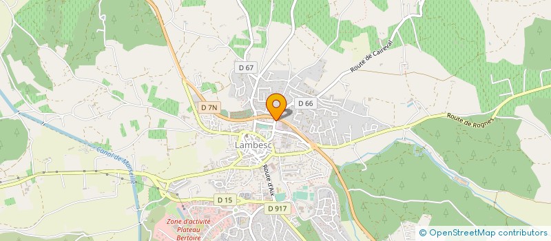 localisation de l'entreprise CRECHE HALTE GARDERIE LES BAMBINS 2 à LAMBESC