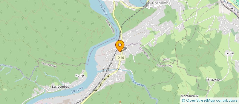 localisation de l'entreprise CRECHE HALTE GARDERIE LES LUTINS à AUREC-SUR-LOIRE