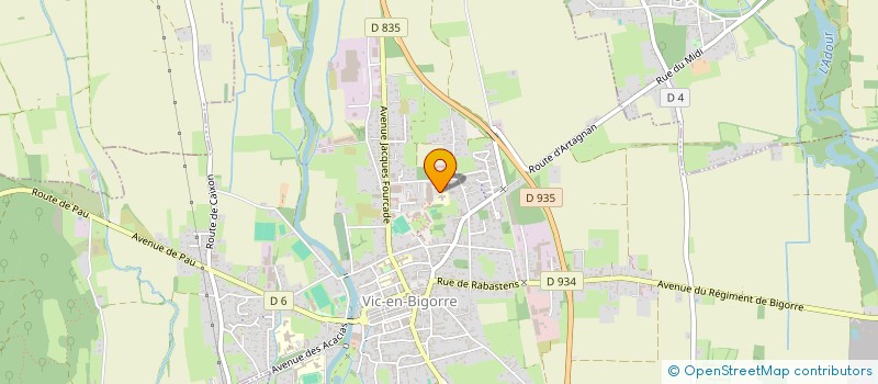 localisation de l'entreprise CRECHE HALTE GARDERIE PARENTALE à VIC-EN-BIGORRE
