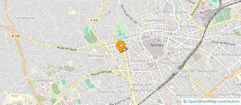 localisation de l'entreprise CRECHE HALTE GARDERIE PARENTALE à NIMES