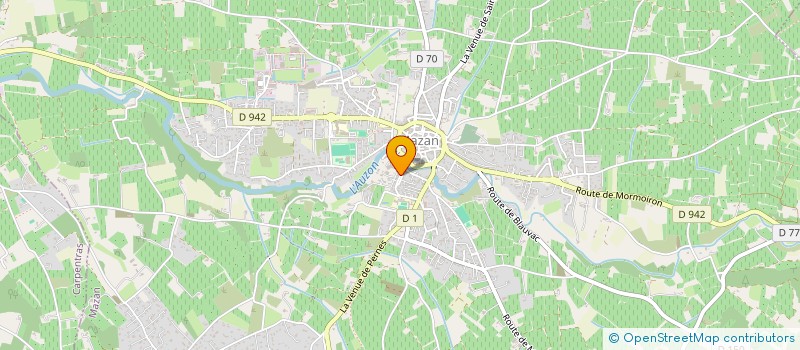 localisation de l'entreprise CRECHE HALTE GARDERIE PIROUETTES à MAZAN