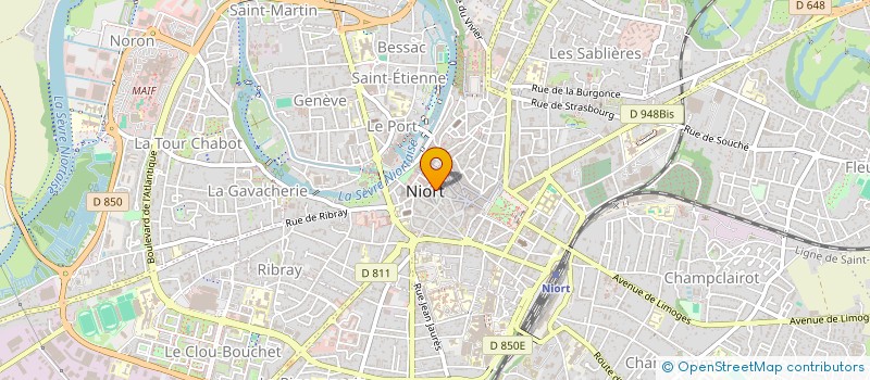 localisation de l'entreprise CRECHE L'ENTRAIDE MATERNELLE à NIORT