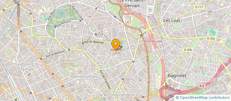 localisation de l'entreprise CRECHE LAIQUE ST FARGEAU  PARIS