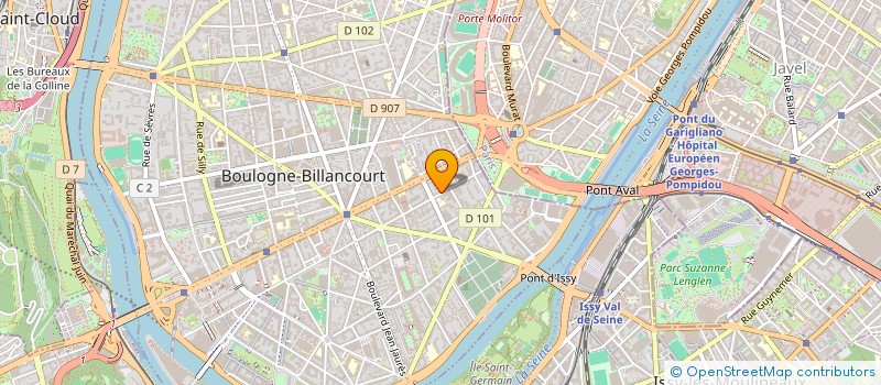 localisation de l'entreprise CRECHE LE CHEVAL A BASCULE à BOULOGNE-BILLANCOURT
