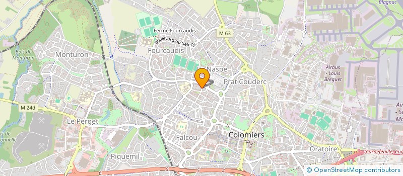 localisation de l'entreprise CRECHE LE NUAGE D'AURORE & BENJAMIN à COLOMIERS