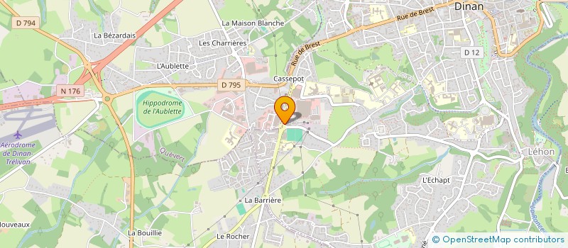 localisation de l'entreprise CRECHE LEHON ROSE ET BLEU à DINAN