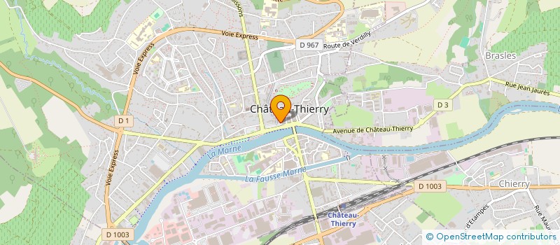 localisation de l'entreprise CRECHE LES FABLES D'ALEXANDRA à CHATEAU-THIERRY