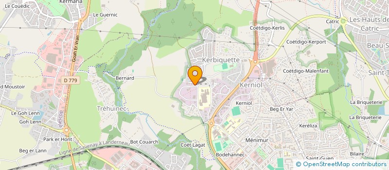 localisation de l'entreprise CRECHE LES LIBELLULES à VANNES
