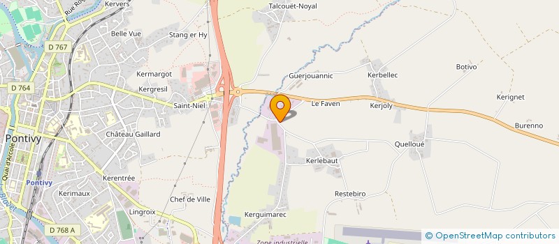 localisation de l'entreprise CRECHE LES PAPILLONS à NOYAL-PONTIVY