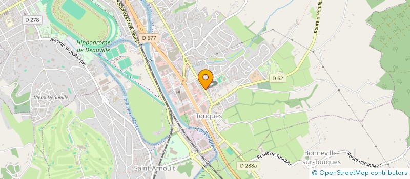 localisation de l'entreprise CRECHE LES PETITES LINOTTES  TOUQUES