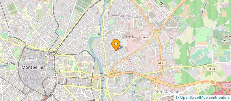 localisation de l'entreprise CRECHE LES PETITES TORTUES à MONTPELLIER