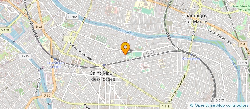 localisation de l'entreprise CRECHE MAIN DANS LA MAIN à SAINT-MAUR-DES-FOSSES