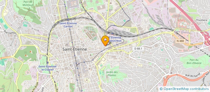 localisation de l'entreprise CRECHE MULTI ACCUEIL LES PETITS CALINS à SAINT-ETIENNE