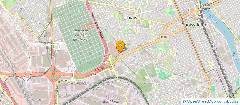 localisation de l'entreprise CRECHE NAVI à THIAIS
