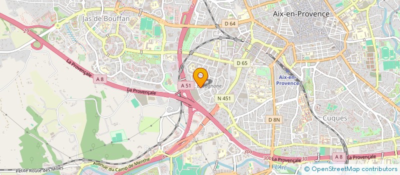 localisation de l'entreprise CRECHE PARENT HALTE GARDERIE BISOUNOURS à AIX-EN-PROVENCE