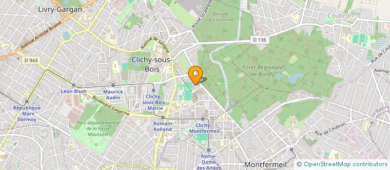 localisation de l'entreprise CRECHE PARENTALE à CLICHY-SOUS-BOIS