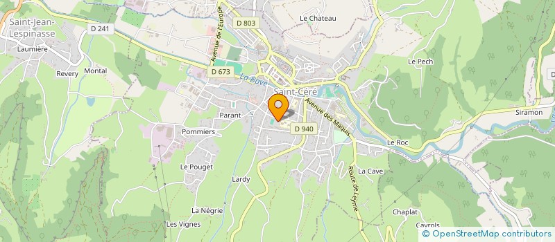 localisation de l'entreprise CRECHE PARENTALE à SAINT-CERE