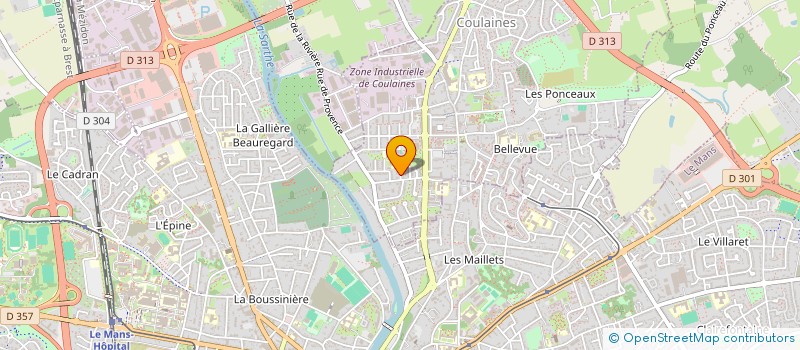 localisation de l'entreprise CRECHE PARENTALE CABRIOLE à COULAINES