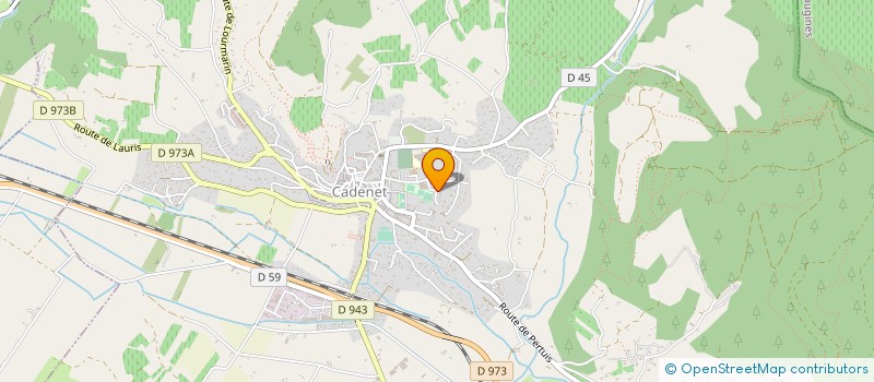 localisation de l'entreprise CRECHE PARENTALE DE CADENET  CADENET