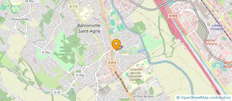 localisation de l'entreprise CRECHE PARENTALE FRIMOUSSES à RAMONVILLE-SAINT-AGNE