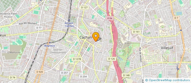 localisation de l'entreprise CRECHE PARENTALE JEU MAIS MERE VEILLE à CACHAN