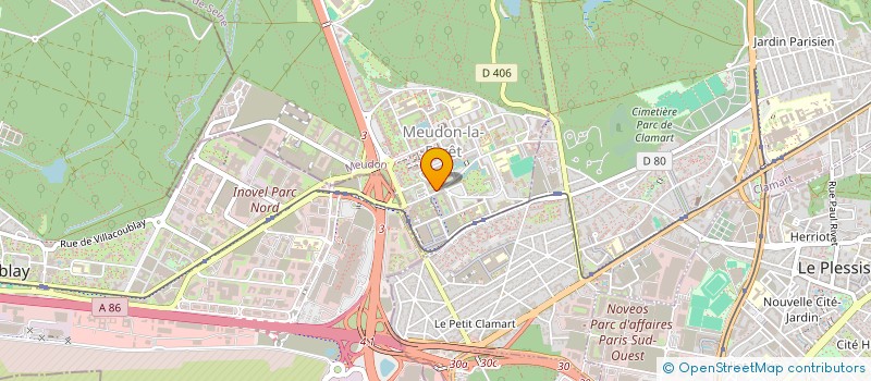 localisation de l'entreprise CRECHE PARENTALE LA CHRYSALIDE à MEUDON