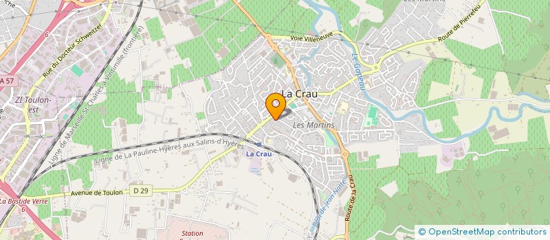 localisation de l'entreprise CRECHE PARENTALE LA PETITE PRINCESSE à LA CRAU