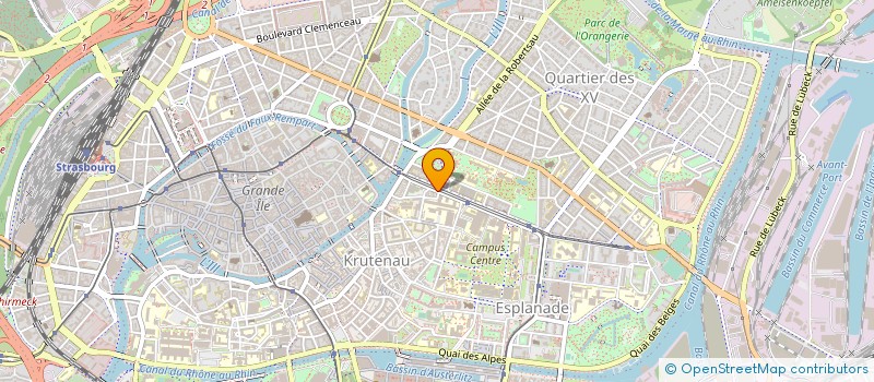 localisation de l'entreprise CRECHE PARENTALE LA TROTTINETTE à STRASBOURG
