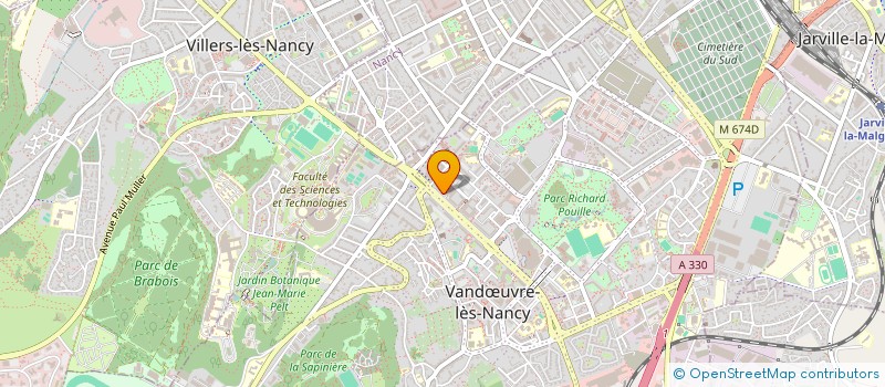localisation de l'entreprise CRECHE PARENTALE LE TOBBOGGAN  VANDUVRE-LES-NANCY