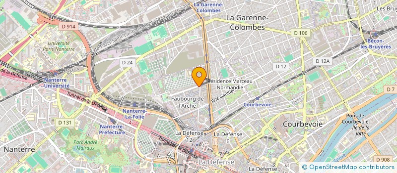 localisation de l'entreprise CRECHE PARENTALE LES BAMBOUS à COURBEVOIE