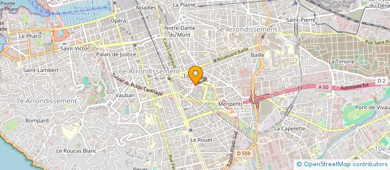 localisation de l'entreprise CRECHE PARENTALE LES CANAILLOUX à MARSEILLE