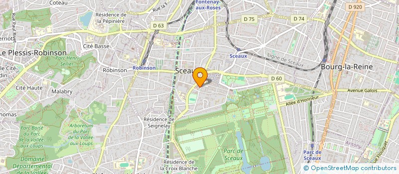 localisation de l'entreprise CRECHE PARENTALE LES FRIPOUNNETS à SCEAUX