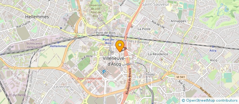 localisation de l'entreprise CRECHE PARENTALE LES MARMOUSETS à VILLENEUVE-D'ASCQ