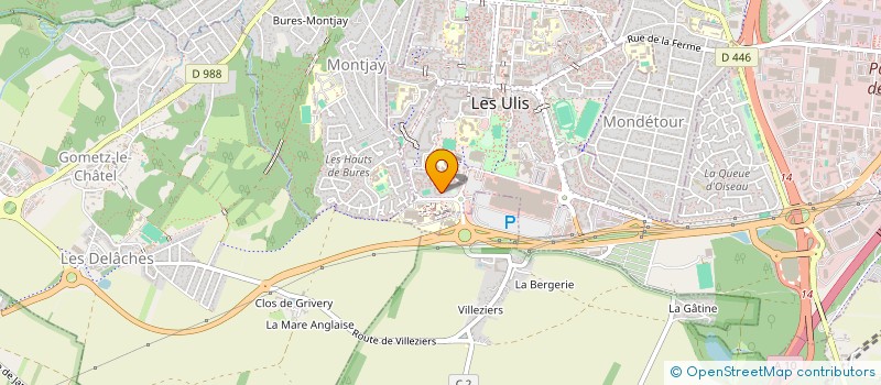 localisation de l'entreprise CRECHE PARENTALE LES PTITS FUTES à LES ULIS