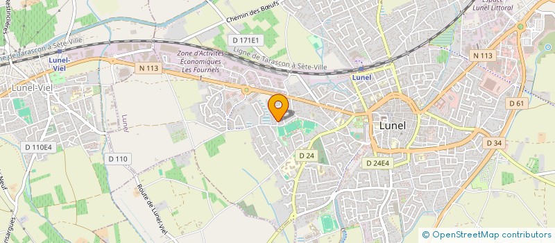 localisation de l'entreprise CRECHE PARENTALE LES ROSES à LUNEL
