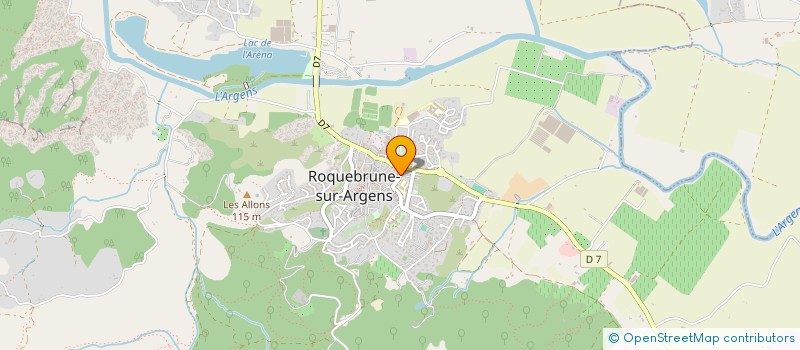 localisation de l'entreprise CRECHE PARENTALE PITCHOUNETS DU ROUCAS  ROQUEBRUNE-SUR-ARGENS
