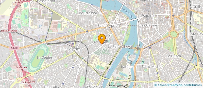 localisation de l'entreprise CRECHE PARENTALE RIRES ET GRIMACES à TOULOUSE