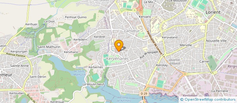 localisation de l'entreprise CRECHE PARENTALE SALOPETTE ET PATE A SEL à LORIENT