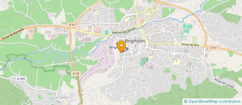 localisation de l'entreprise CRECHE PARENTALE TOUCHATOUTS à BRIGNOLES