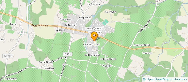localisation de l'entreprise CRECHE PARENTALE TROTTINE à SAINT-QUENTIN-DE-BARON