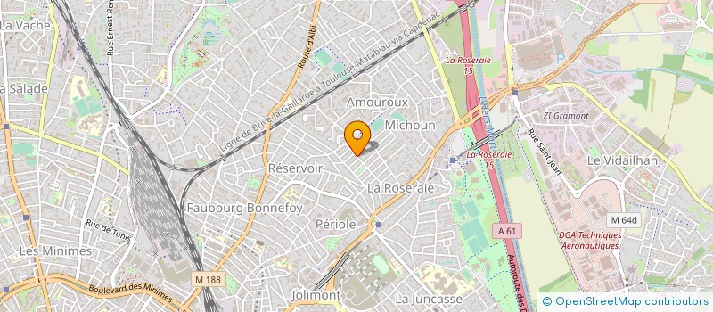 localisation de l'entreprise CRECHE PLUME D ANGE à TOULOUSE