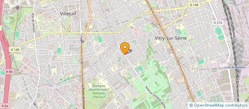 localisation de l'entreprise CRECHE SO GROOVY à VITRY-SUR-SEINE