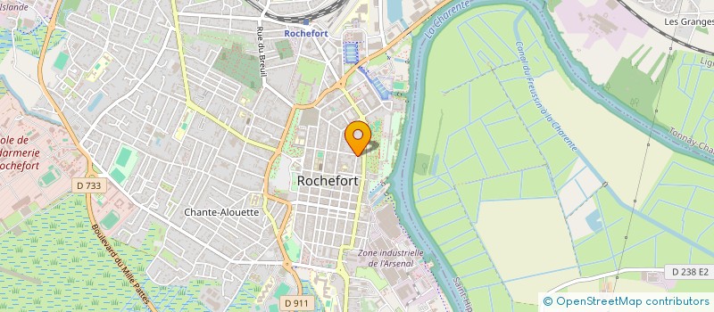 localisation de l'entreprise CRECHE STE MARIE  ROCHEFORT