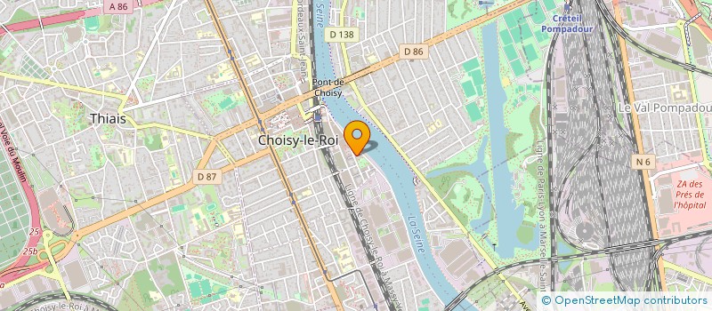 localisation de l'entreprise CRECHE SUNNY à CHOISY-LE-ROI