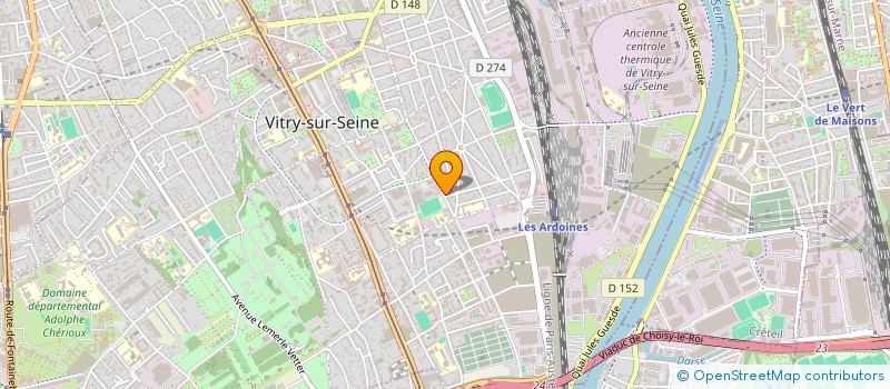 localisation de l'entreprise CRECHE TOUTINEL à VITRY-SUR-SEINE