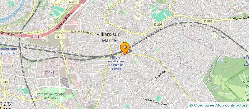 localisation de l'entreprise CRECHE UMEA PERROQUETS  VILLIERS-SUR-MARNE