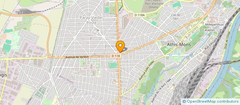 localisation de l'entreprise CRECHEIMMO  ATHIS-MONS