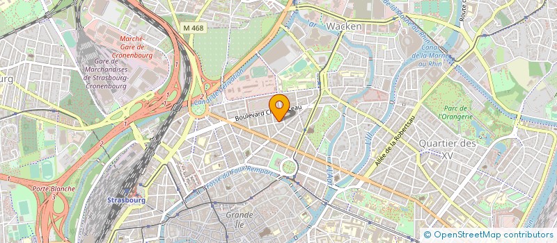 localisation de l'entreprise CRECHELLE à STRASBOURG